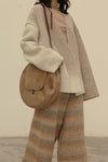 SWAYING/KNIT fleece V-neck cardigan SW202SZ53